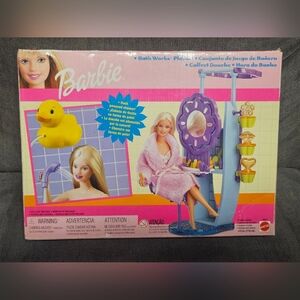 Barbie Bath Time Fun Set - Pink and Yellow